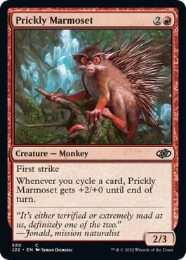 Prickly Marmoset card from Jumpstart 2022