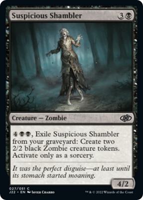 Suspicious Shambler card from Jumpstart 2022