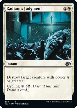 Radiant's Judgment card from Jumpstart 2022