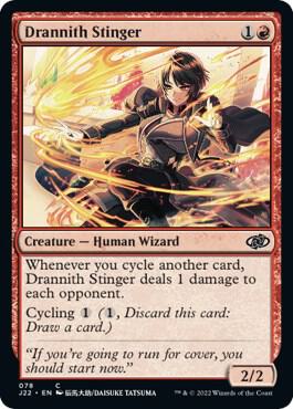 Drannith Stinger card from Jumpstart 2022