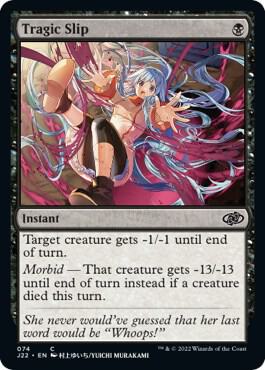 Tragic Slip (74) card from Jumpstart 2022
