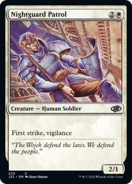 Nightguard Patrol card from Jumpstart 2022