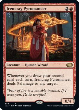 Irencrag Pyromancer card from Jumpstart 2022