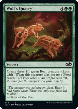 Wolf's Quarry card from Jumpstart 2022