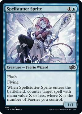 Spellstutter Sprite card from Jumpstart 2022