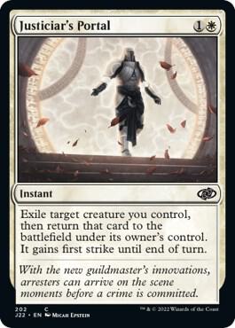 Justiciar's Portal card from Jumpstart 2022
