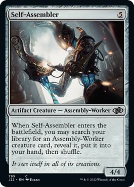 Self-Assembler card from Jumpstart 2022