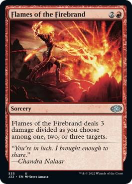 Flames of the Firebrand card from Jumpstart 2022