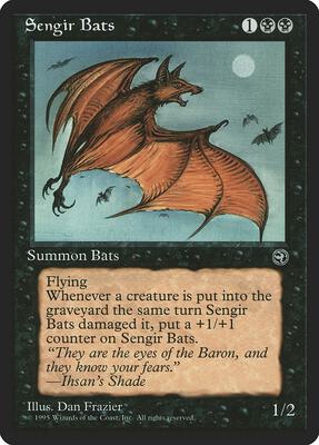 Sengir Bats card from Homelands