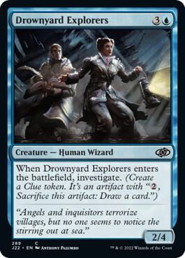 Drownyard Explorers card from Jumpstart 2022