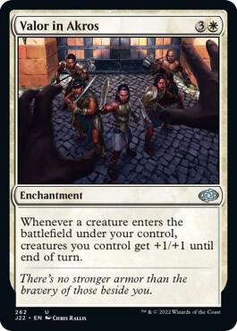 Valor in Akros card from Jumpstart 2022