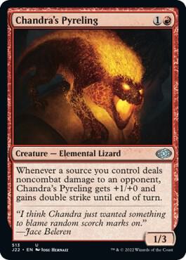 Chandra's Pyreling card from Jumpstart 2022