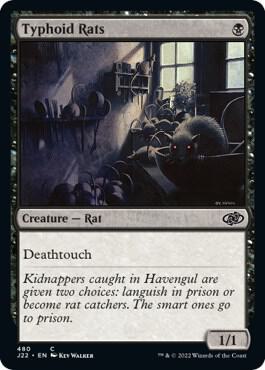 Typhoid Rats card from Jumpstart 2022