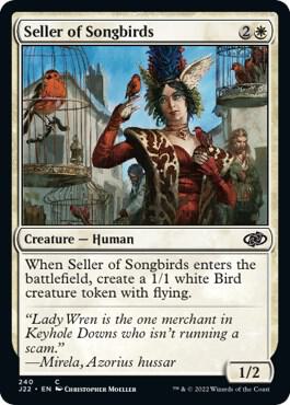 Seller of Songbirds card from Jumpstart 2022