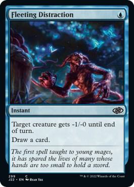 Fleeting Distraction card from Jumpstart 2022