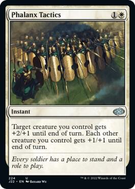 Phalanx Tactics card from Jumpstart 2022