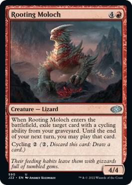 Rooting Moloch card from Jumpstart 2022