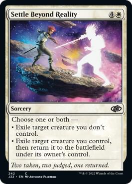 Settle Beyond Reality card from Jumpstart 2022
