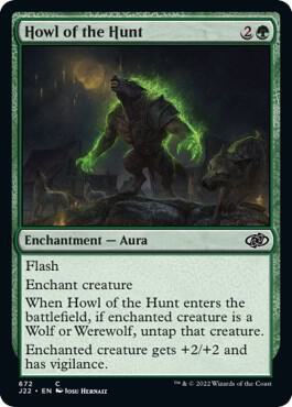 Howl of the Hunt card from Jumpstart 2022