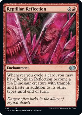 Reptilian Reflection card from Jumpstart 2022