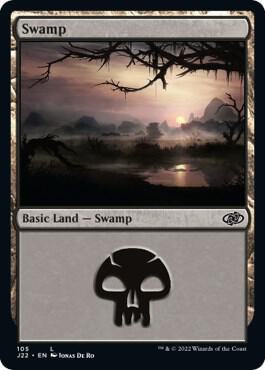 Swamp (105) card from Jumpstart 2022