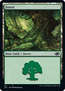 Forest (112) card from Jumpstart 2022