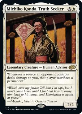 Michiko Konda, Truth Seeker card from Jumpstart 2022
