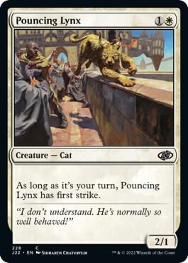 Pouncing Lynx card from Jumpstart 2022