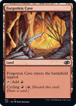 Forgotten Cave card from Jumpstart 2022