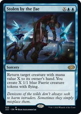 Stolen by the Fae card from Jumpstart 2022