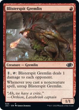 Blisterspit Gremlin card from Jumpstart 2022
