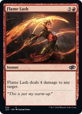 Flame Lash card from Jumpstart 2022
