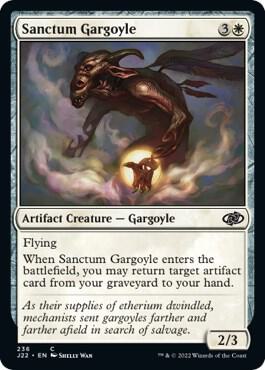 Sanctum Gargoyle card from Jumpstart 2022