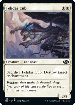 Felidar Cub card from Jumpstart 2022