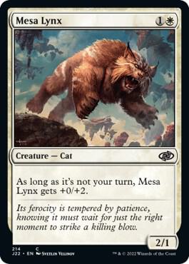 Mesa Lynx card from Jumpstart 2022