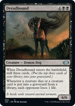 Dreadhound card from Jumpstart 2022