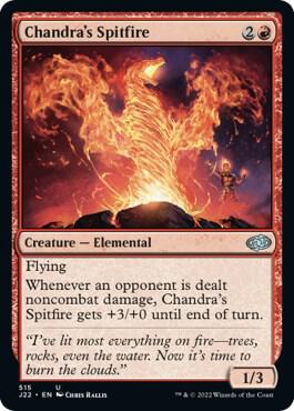 Chandra's Spitfire card from Jumpstart 2022