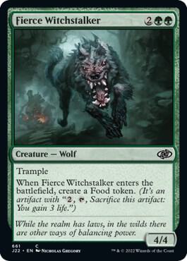 Fierce Witchstalker card from Jumpstart 2022