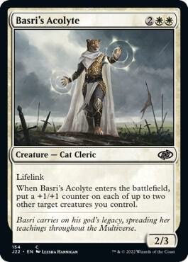 Basri's Acolyte card from Jumpstart 2022