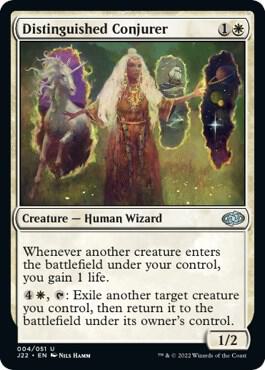 Distinguished Conjurer card from Jumpstart 2022