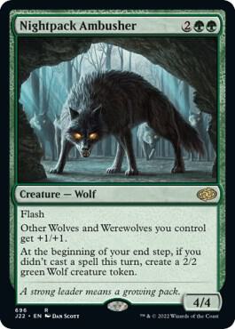 Nightpack Ambusher card from Jumpstart 2022