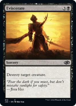 Eviscerate card from Jumpstart 2022