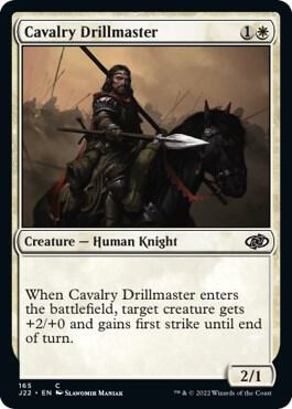 Cavalry Drillmaster card from Jumpstart 2022