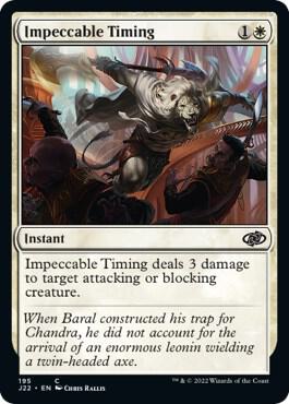 Impeccable Timing card from Jumpstart 2022