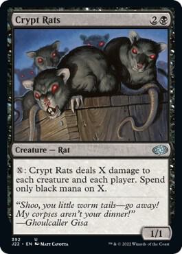 Crypt Rats card from Jumpstart 2022