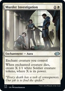 Murder Investigation card from Jumpstart 2022