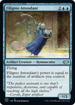 Filigree Attendant card from Jumpstart 2022
