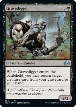 Gravedigger card from Jumpstart 2022