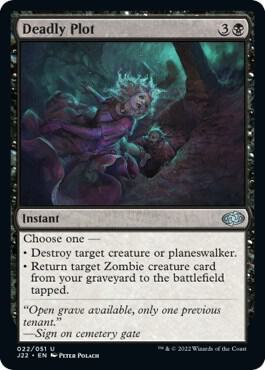 Deadly Plot card from Jumpstart 2022