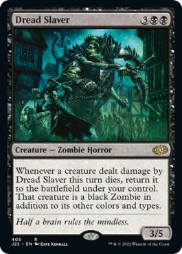 Dread Slaver card from Jumpstart 2022